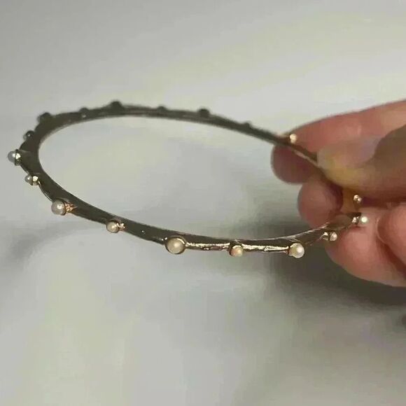 Rose gold and pearl seed bracelet western feminine stable - Picture 4 of 5